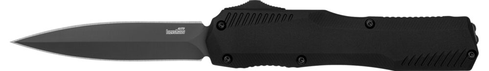 Kershaw Livewire Double Edge Automatic OTF Knife 3-1/2" Spear Point Blade Black