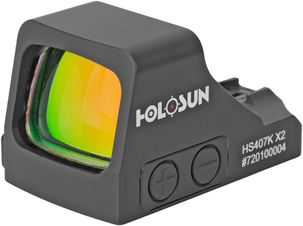 Holosun HE407K-GD-X2   Black 6 MOA Gold Dot Reticle