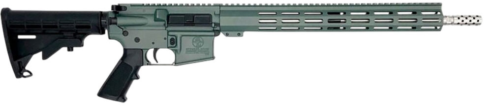 GLFA .223 Wylde Rifle .223 Wylde 30rd Magazine 16" 1/2x28 Threaded Barrel Charcoal Green Stainless Steel