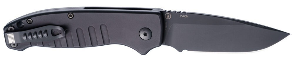Hogue Ballista I Automatic Folder Knife 3 1/2" Drop Point Blade Black