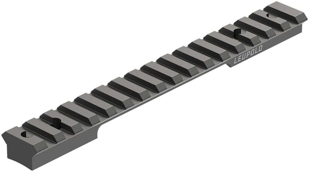 Leupold 187343 BackCountry Cross-Slot Base Black Aluminum Fits Remington 700 Long Action 20 MOA