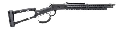 Rossi 920441613-TBRP R92 44 Mag 8+1 16.50" Black Cerakote Alloy Steel Threaded Barrel & Drilled & Tapped Receiver, Black Fixed Wood Stock