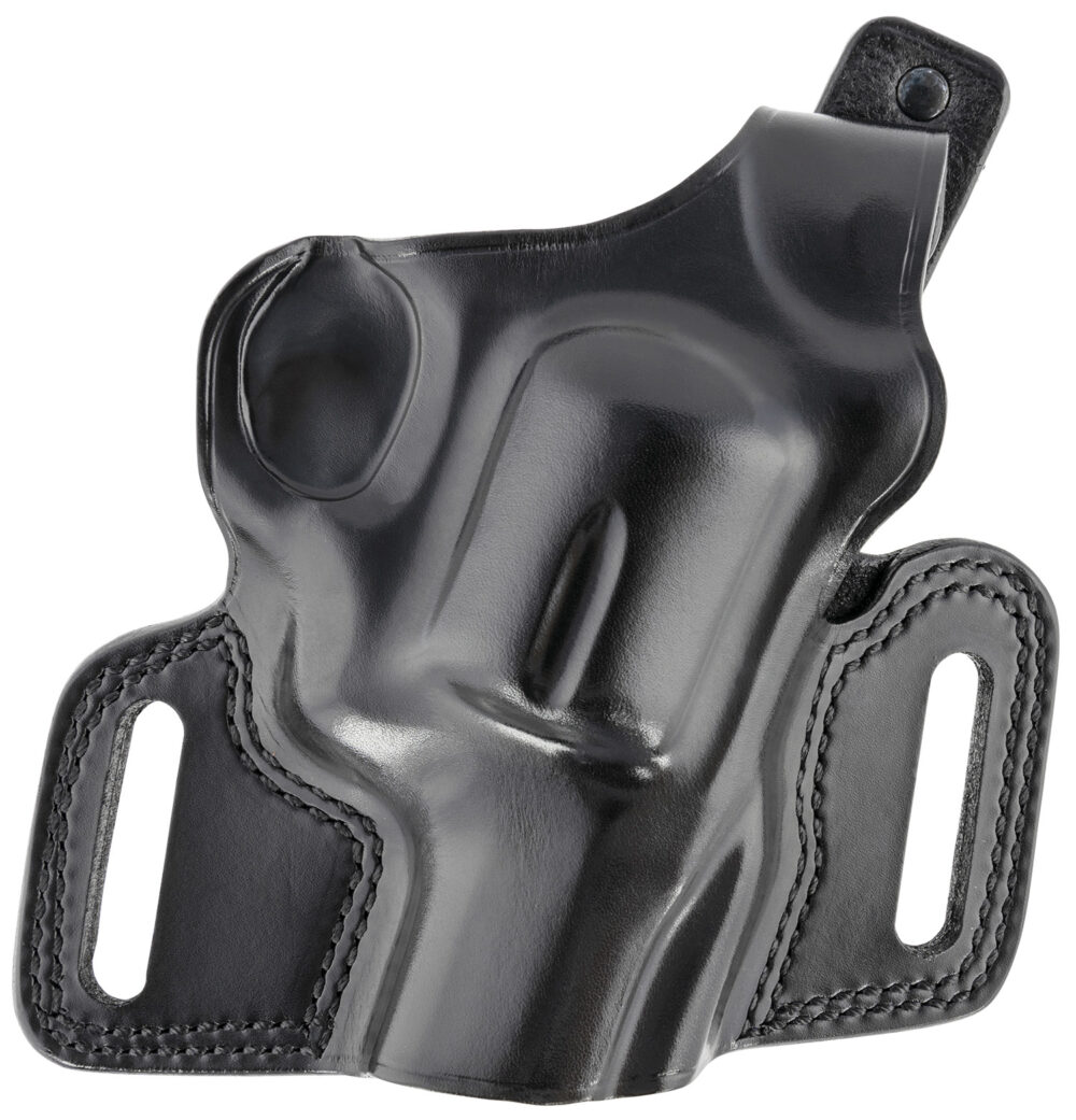 Galco SIL212B Silhouette  OWB Black Leather, Fits 1911/3-5" Barrel, Belt Slide Mount, Right Hand