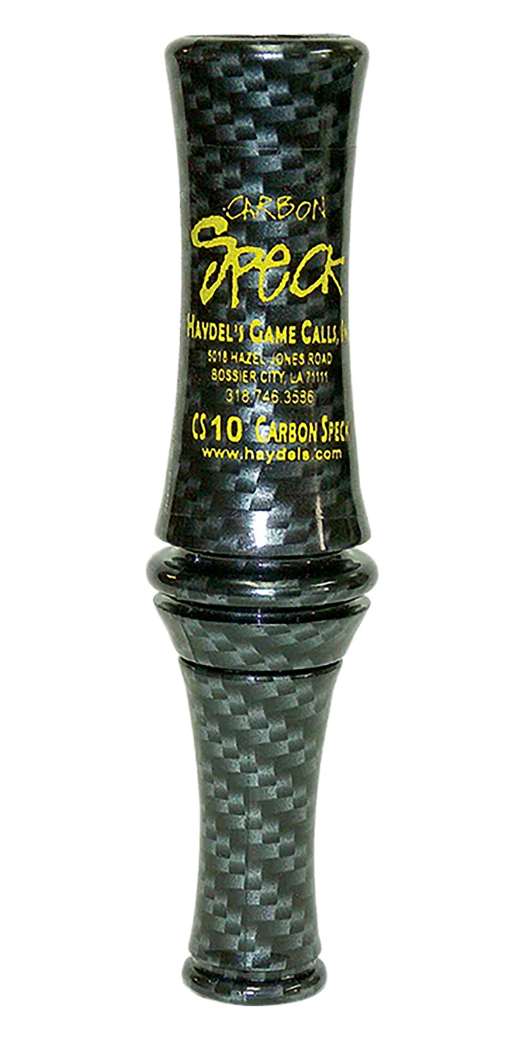 Haydel's Game Calls CS10 Carbon Speck  Open Call Single Reed Specklebelly Sounds Attracts Geese Black Carbon