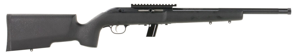 Savage Arms 45200 64 TRR-SR Full Size 22 LR 10+1 16.50" Matte Black Fluted Threaded Barrel, Matte Black Picatinny Rail Carbon Steel Receiver, Matte Black Fixed Wood Stock, Right Hand