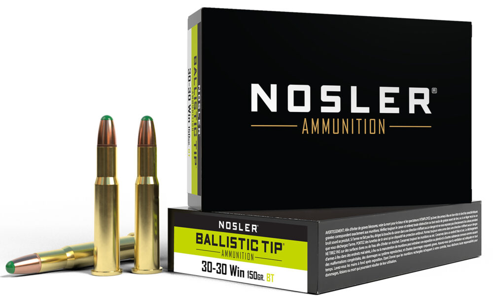 Nosler Ballistic Tip Hunting Rifle Ammunition 30-30 Win 150gr PT 2390 fps 20/ct