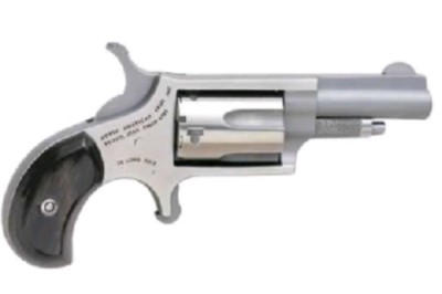 NORTH AMERICAN ARMS MINI 22MAG REV 1-5/8 SS BLKPRL