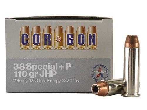 CORBON 38SPL+P 110GR JHP 20/500