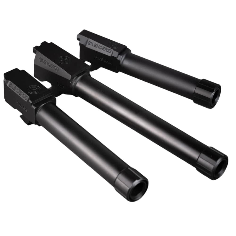 SilencerCo Threaded Barrel for Beretta 92FS/M9 9mm Luger 1/2x28 5.3" Black