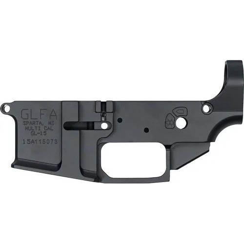 GLFA AR-15 Stripped Billet Lower Receiver-Black