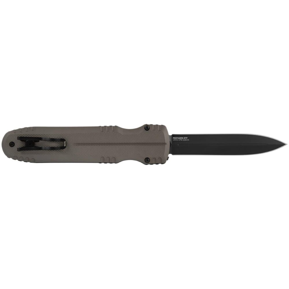 SOG Pentagon OTF Knife 3.79" Blade FDE