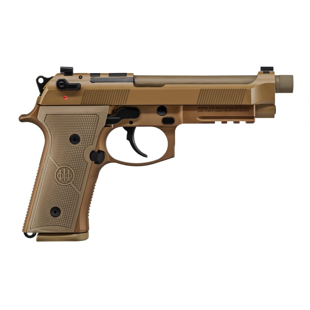 Beretta M9A4 Centurion G Handgun 9mm Luger 15rd Magazines(3) 4.8" Barrel FDE Cerakote
