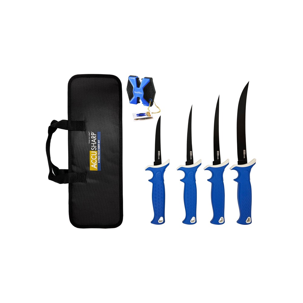 ACCUSHARP 6 PIECE KNIFE & SHARPENER