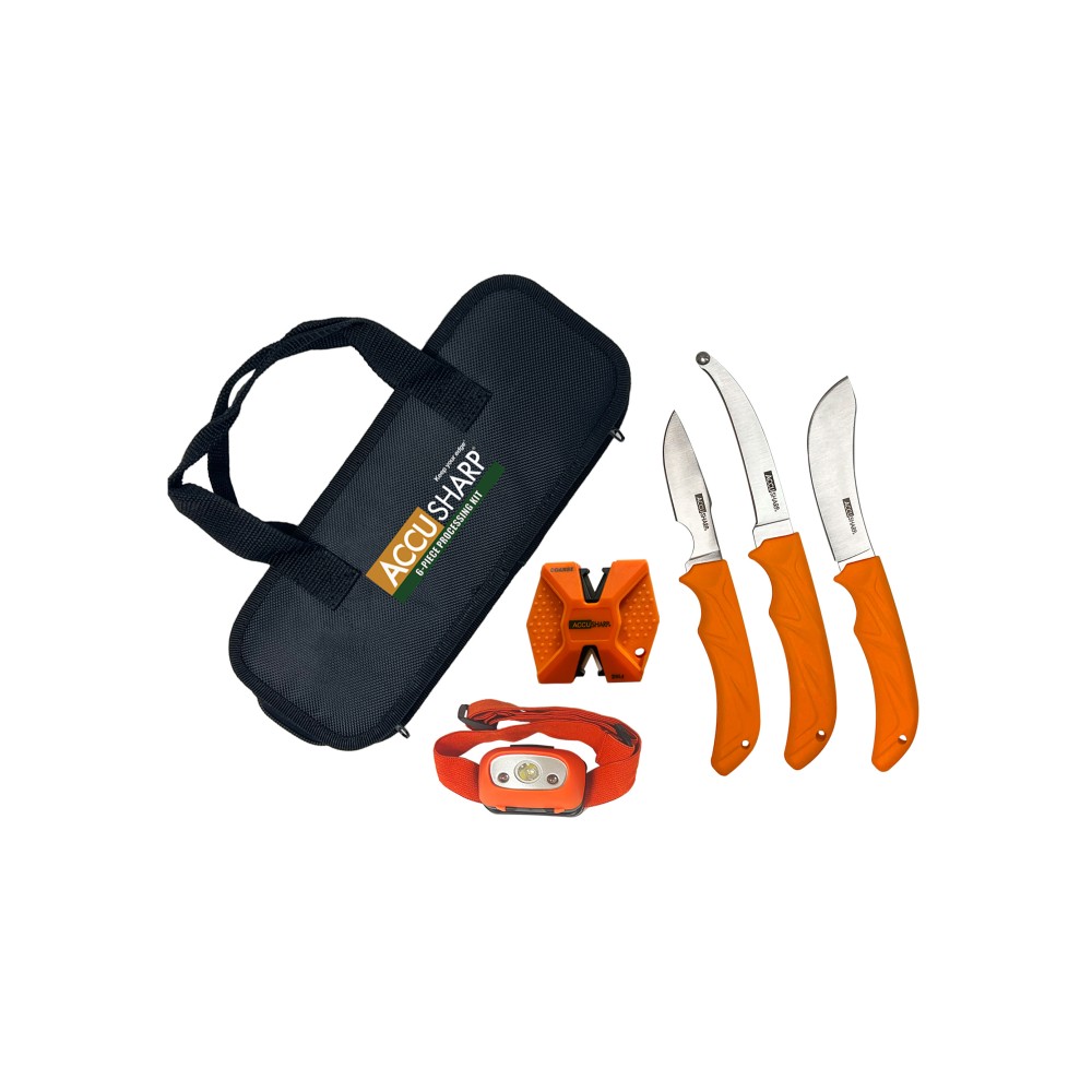 ACCUSHARP 6 PIECE PROCESSING KIT BLK