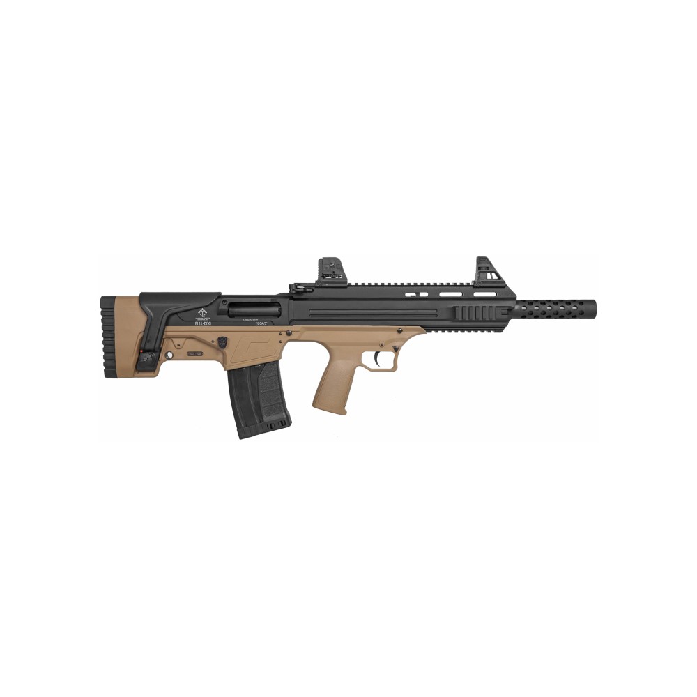 ATI BULLDOG 12GA 18.5" 5RD BLK/TAN