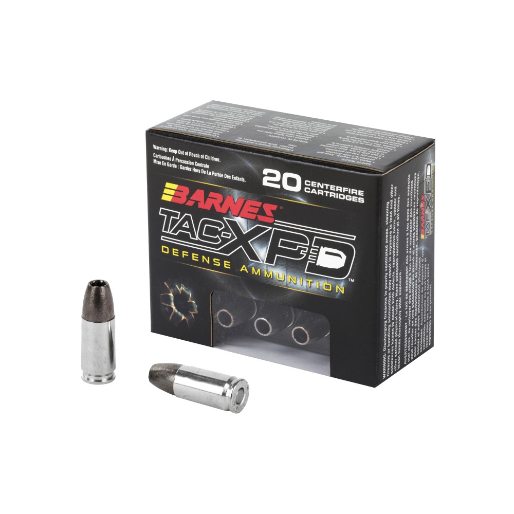 BARNES TAC-XPD 9MM 115GR HP 20/200
