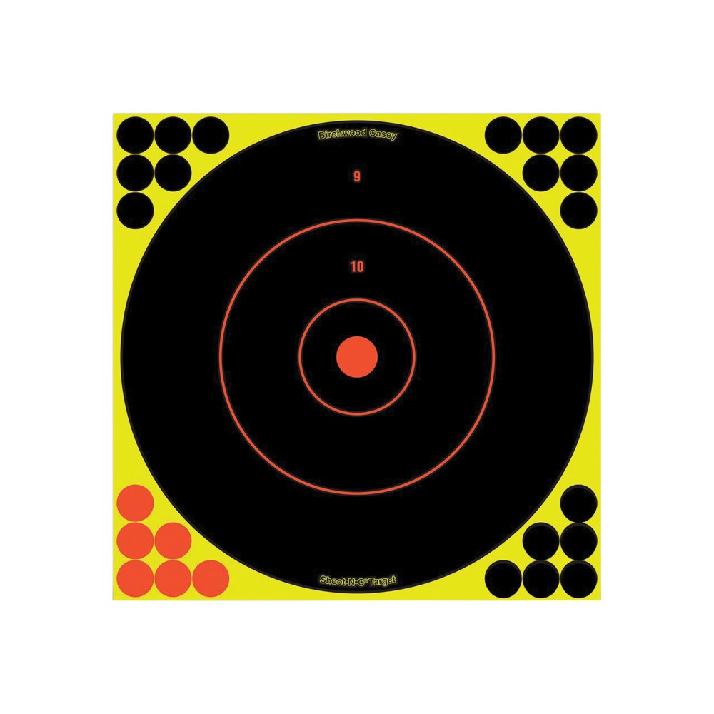 B/C SHT-N-C RND BULLSEYE TGT 5-12"