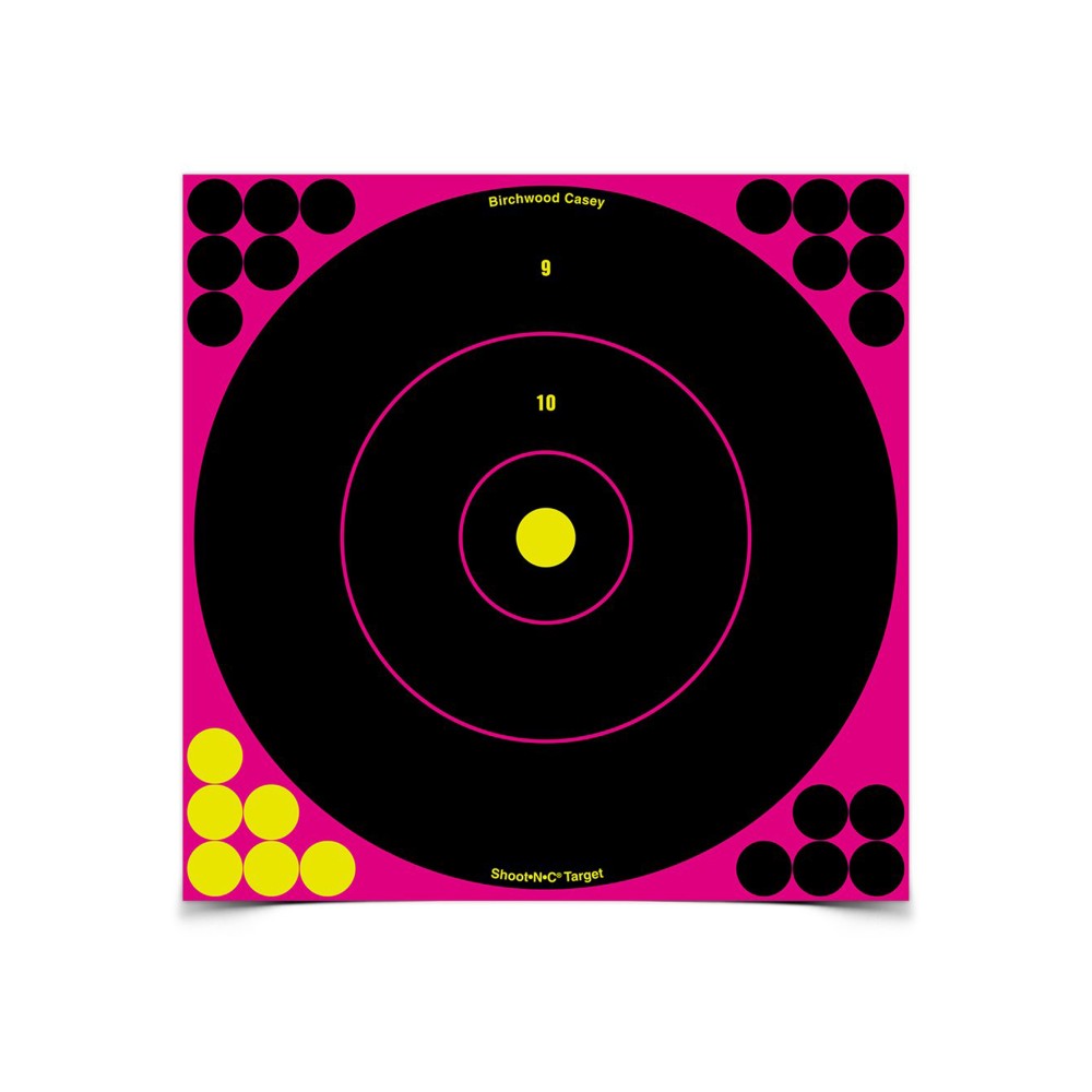 B/C SHT-N-C RND BULLSEYE TGT 5-12" P