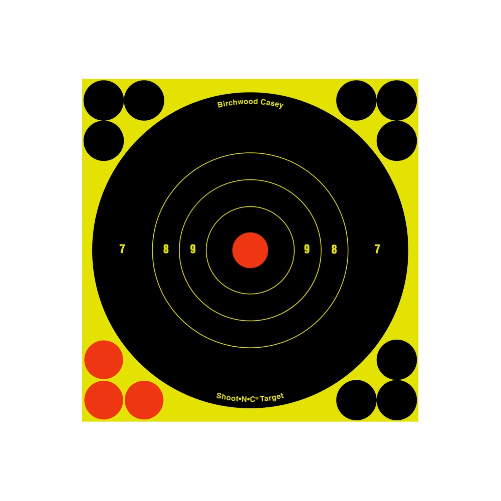 B/C SHT-N-C RND BULLSEYE TGT 12-6"
