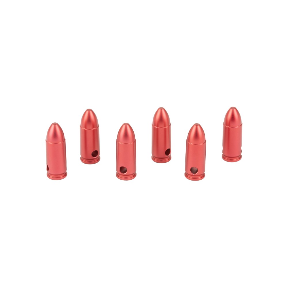B/C DURA CAP TRAINING 9MM 6PK RED