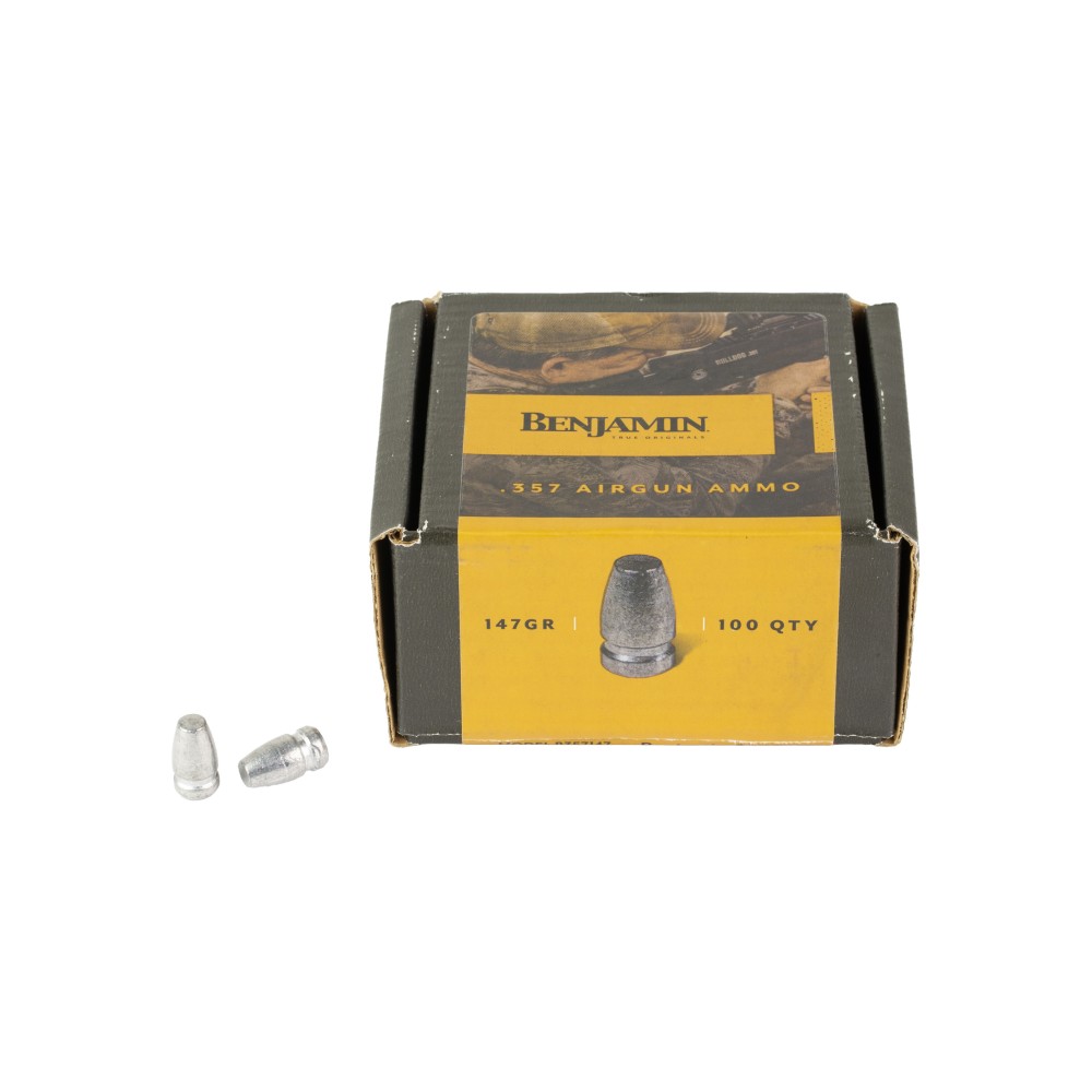BENJAMIN .357CAL 147GR FLAT PNT PLLT