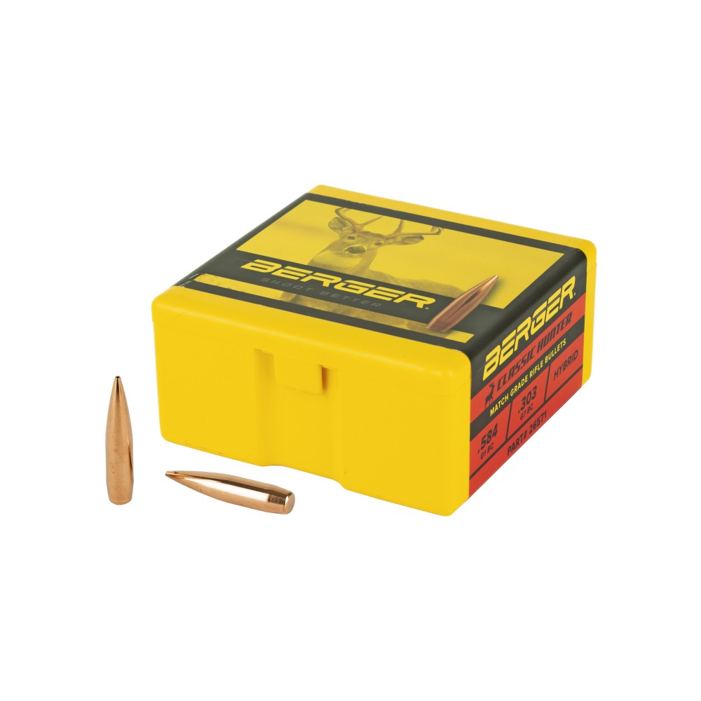 BERGER .264 135G CLASC HUNTER 100CT