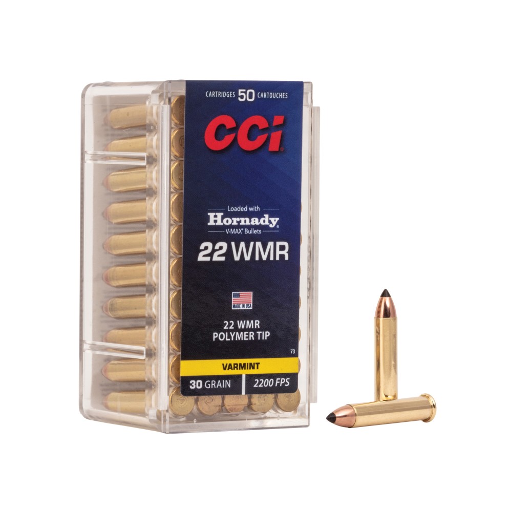 CCI 22WMR 30GR V-MAX 50/2000