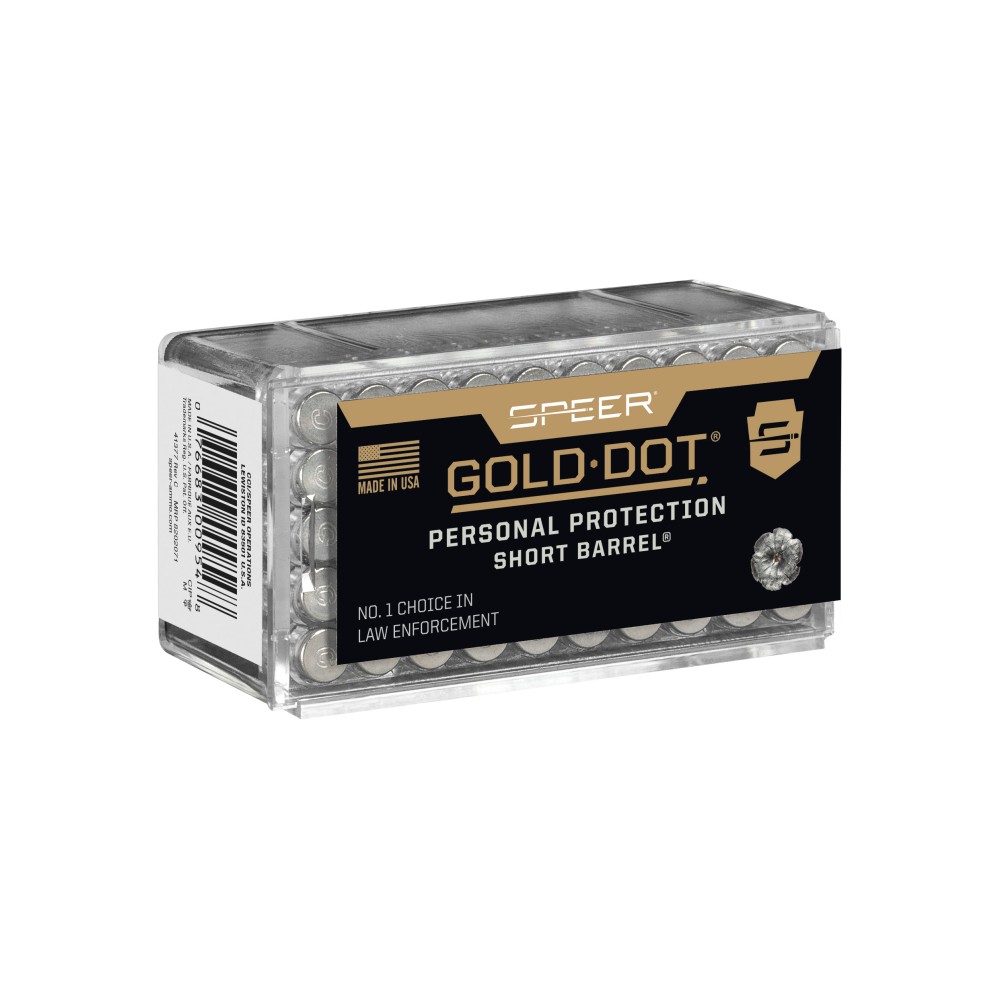 SPR GOLD DOT 22WMR 40GR SHRT BRL 50