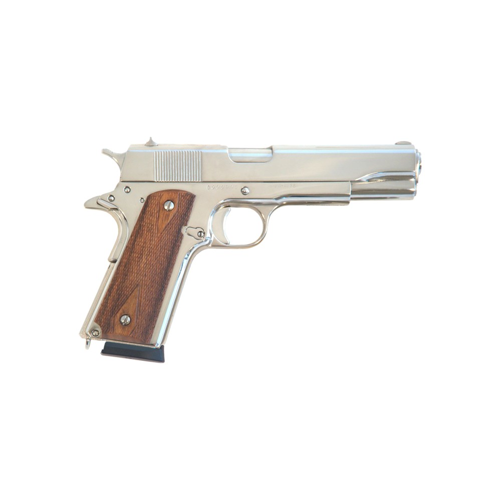 CIMARRON 1911 A1 45ACP 5" NICKEL 8RD