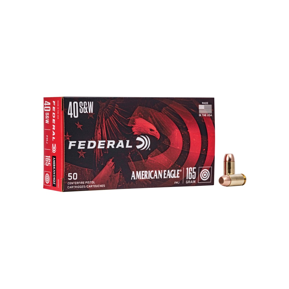 FED AM EAGLE 40S&W 165GR FMJ 50/1000