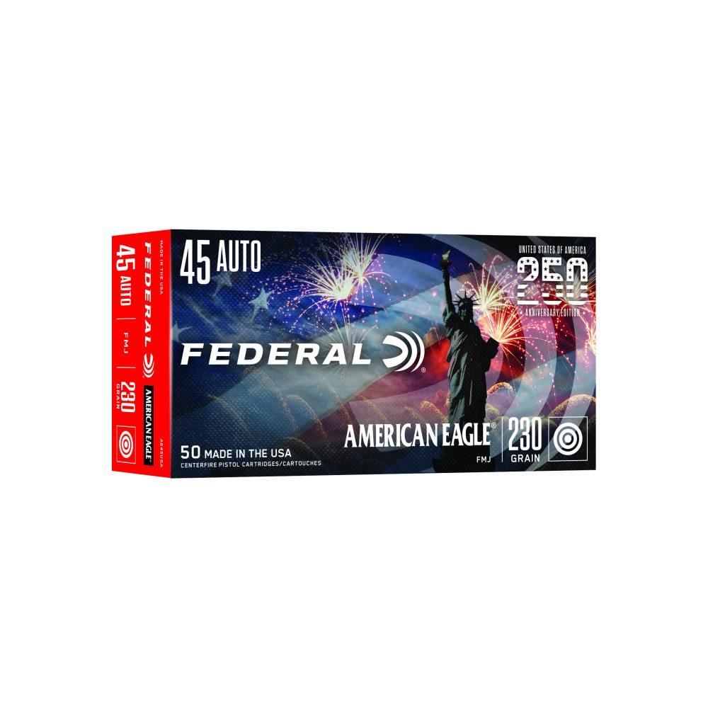 FED 250TH ANV USA 45ACP 230GR FMJ