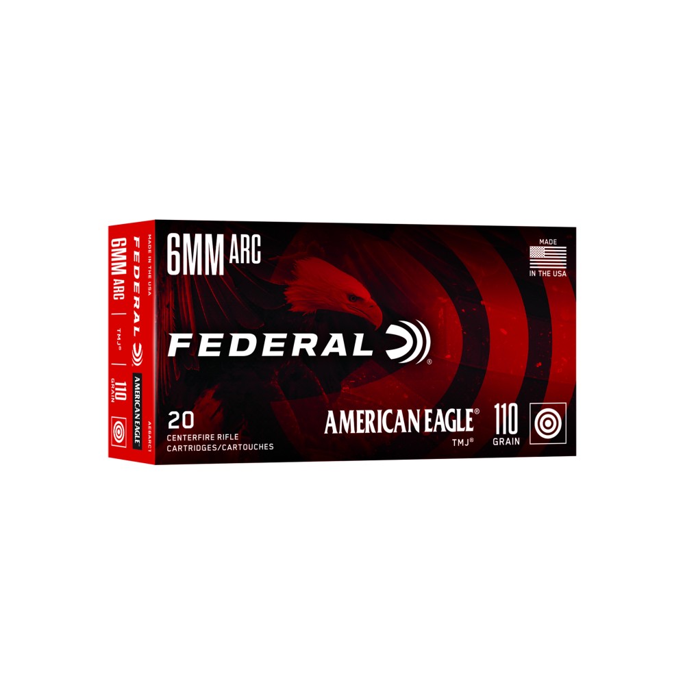 FED AM EAGLE 6MMARC 110GR TMJ 20/200