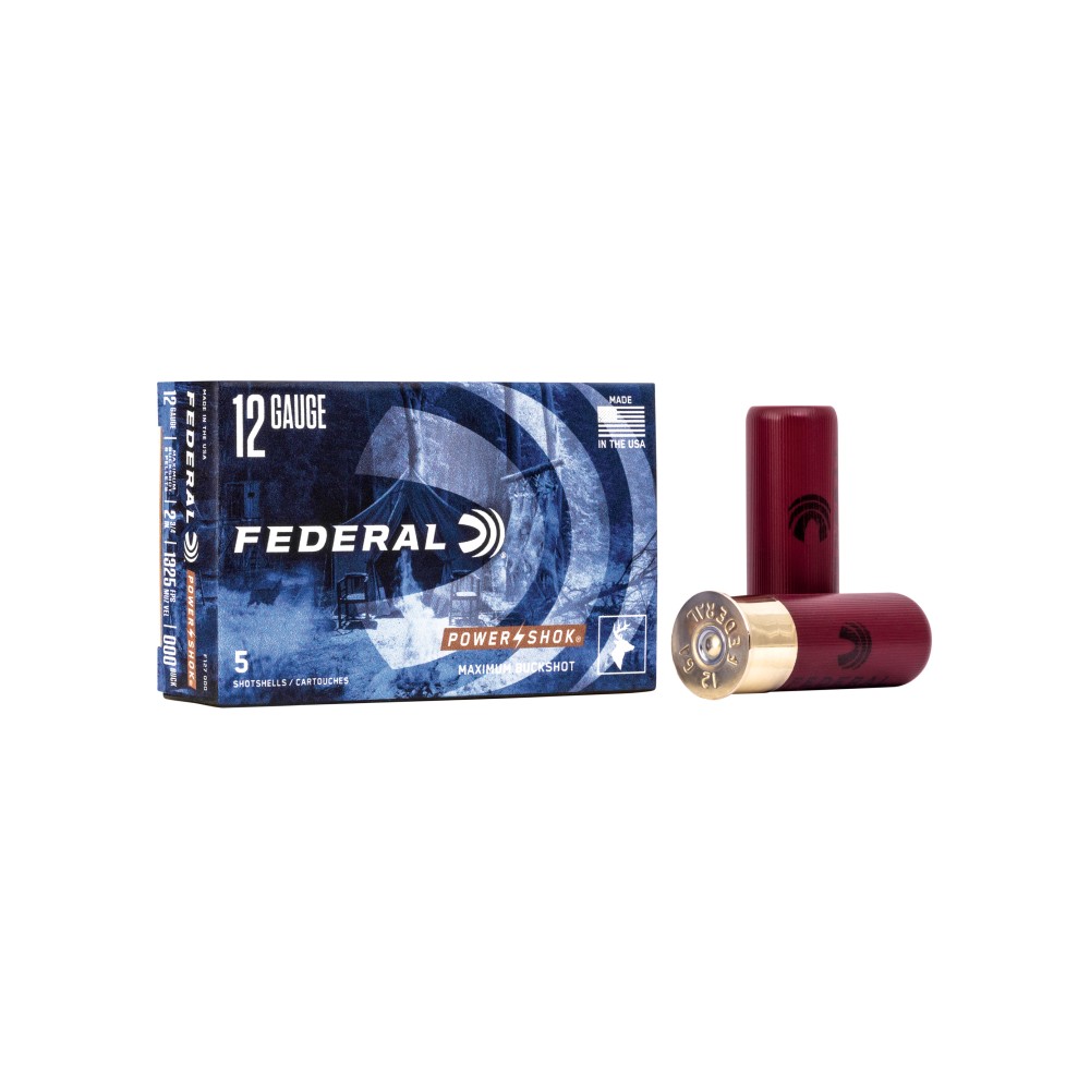 FED PWRSHK 12GA 2.75 8P 000BCK 5/250