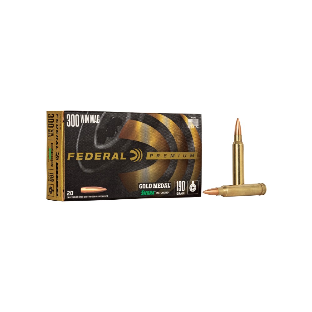 FED GOLD MDL 300WN 190GR BTHP 20/200
