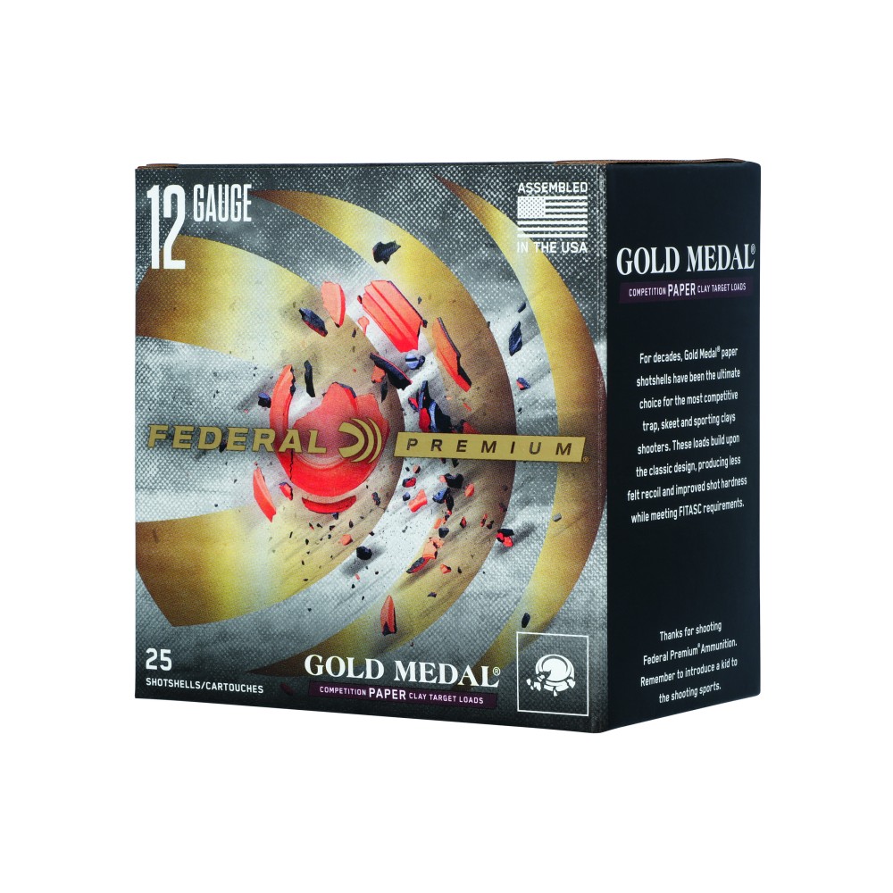 FED GLD MDL 12GA 2.75" 1OZ #7.5 25