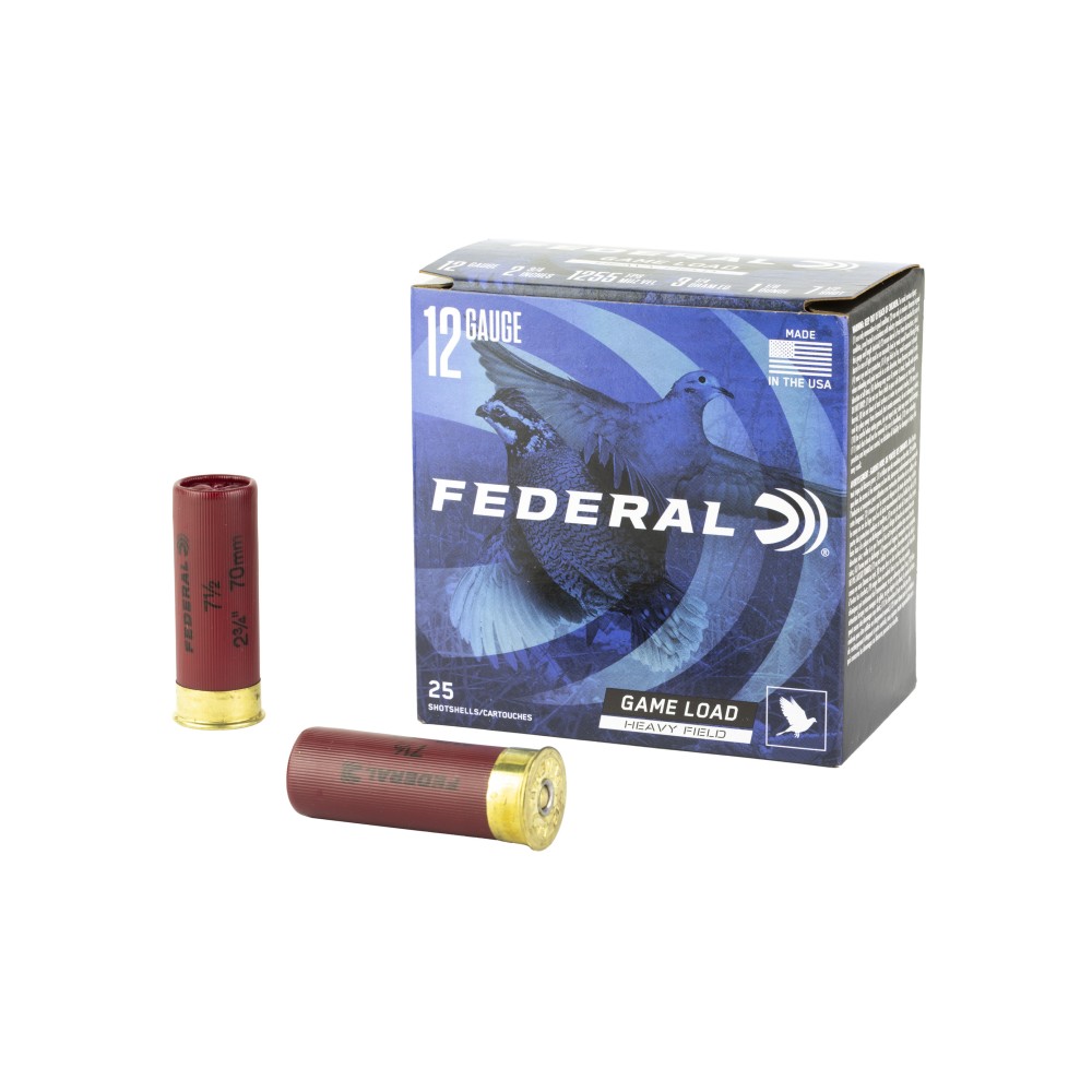 FED GAME LOAD 12GA 2.75" #7.5 25/250