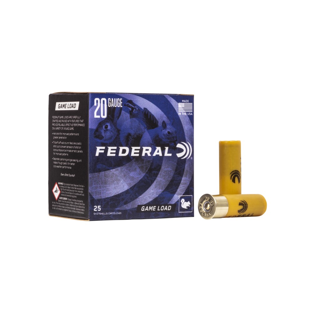 FED GAME LOAD 20GA 2 3/4" #6 25/250