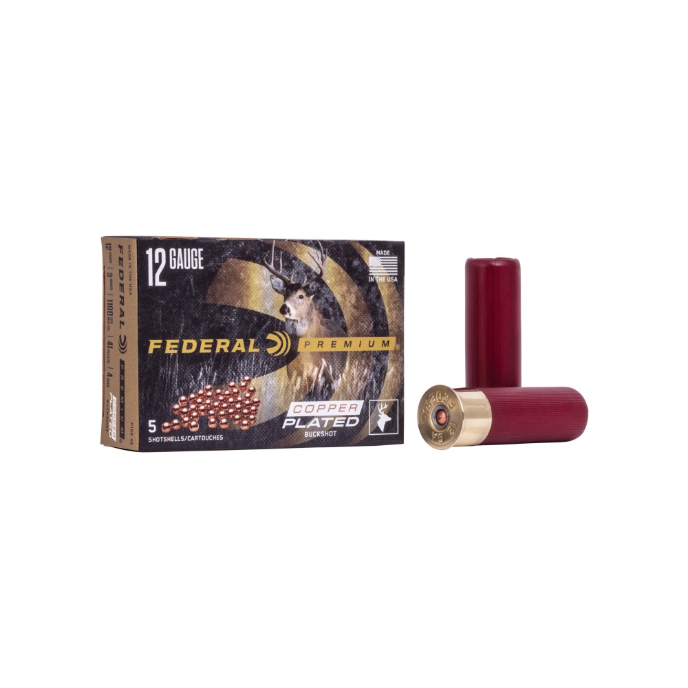 FED PRM VSHOK 12GA 3" #4 BCK 5/250