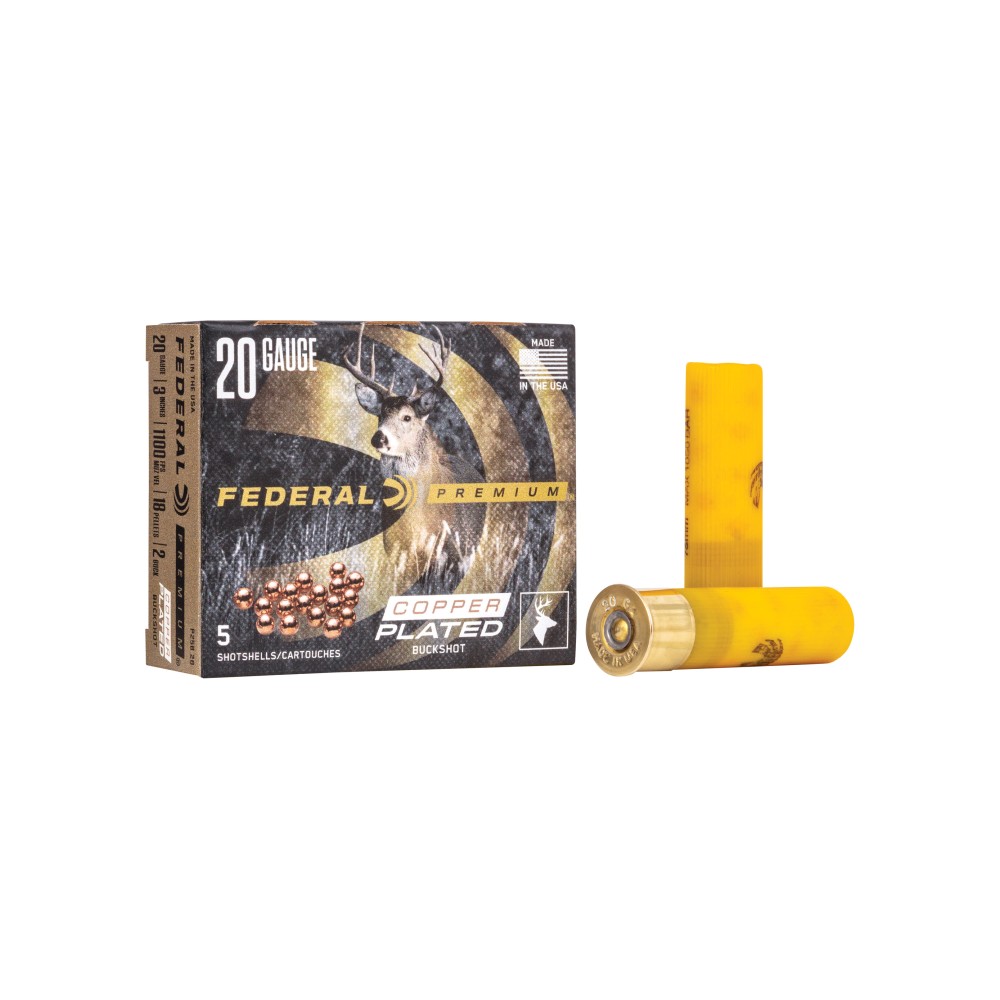 FED PRM VSHOK 20GA 3" #2 BCK 5/250
