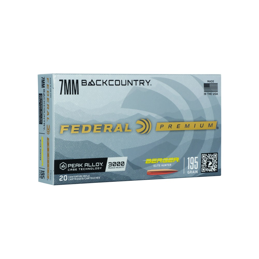 FED GLD MDL BERG 7MM BC 195GR 20/200