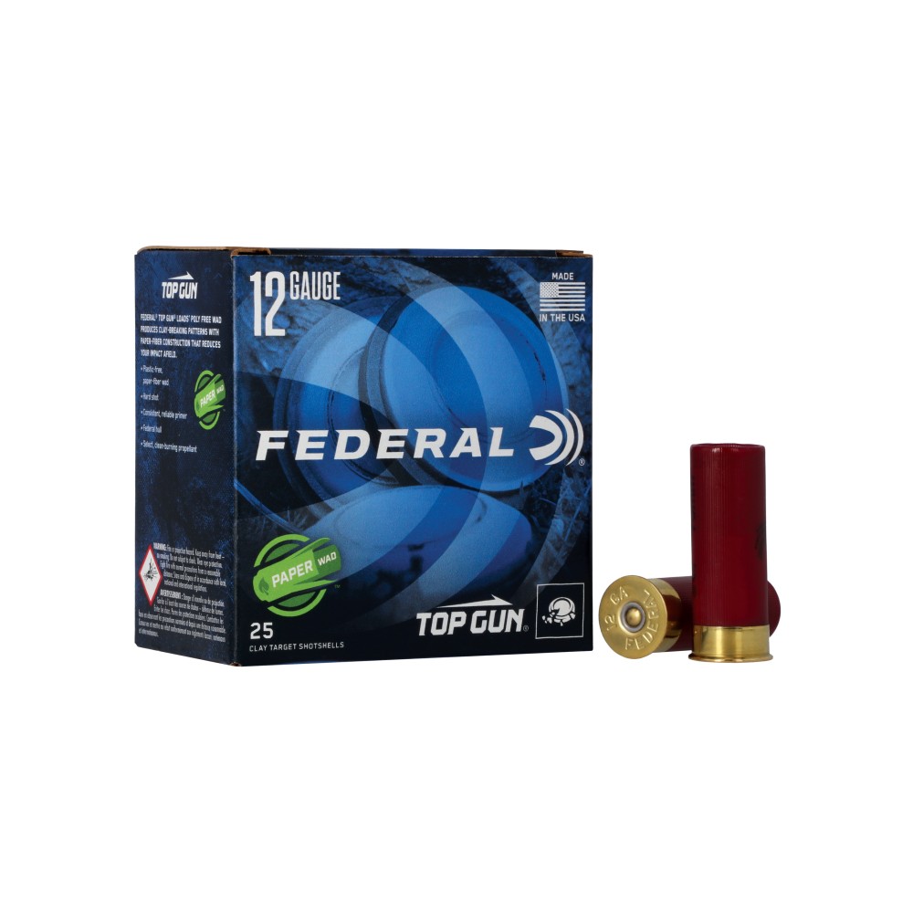 FED TOP GUN 12GA 2.75" #8 25/250