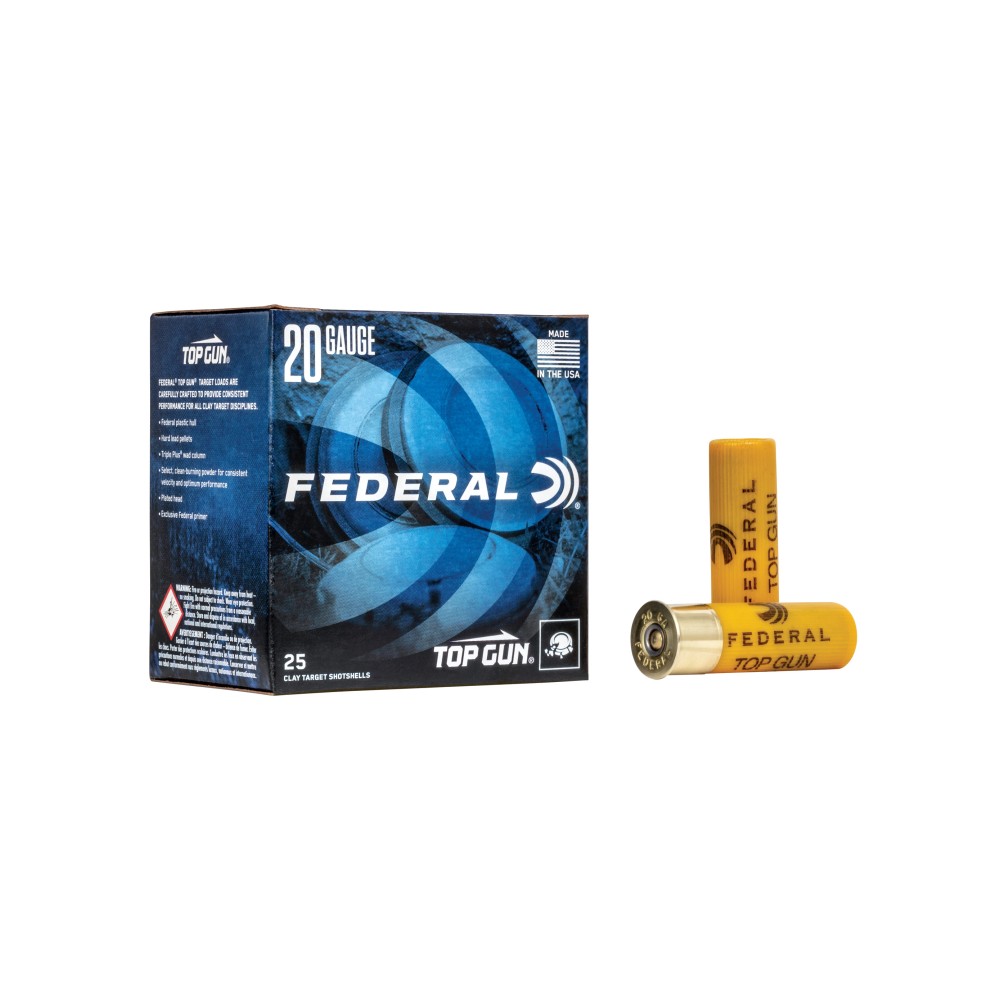 FED TOP GUN 20GA 2.75" #9 25/250