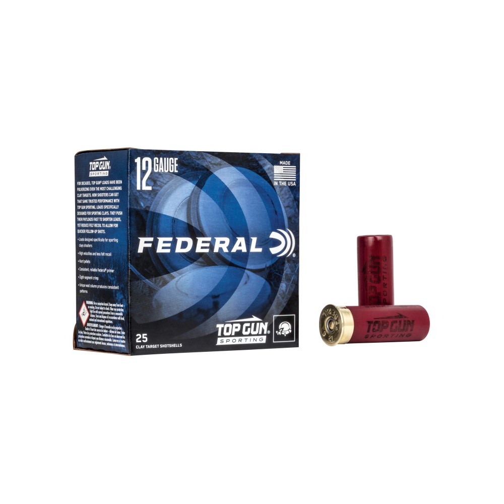 FED TOP GUN 12GA 2.75" #8 1 OZ 25/