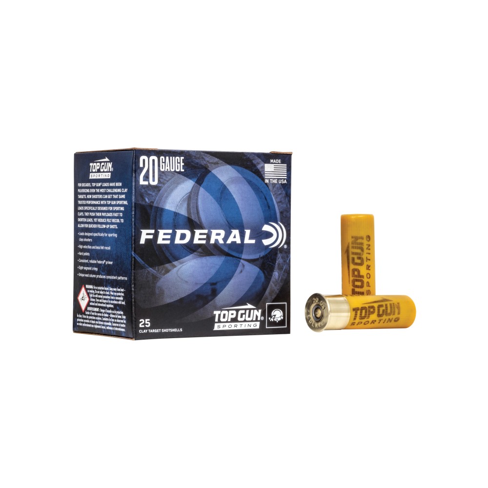 FED TOP GUN 20GA 2.75" #7.5 25/250
