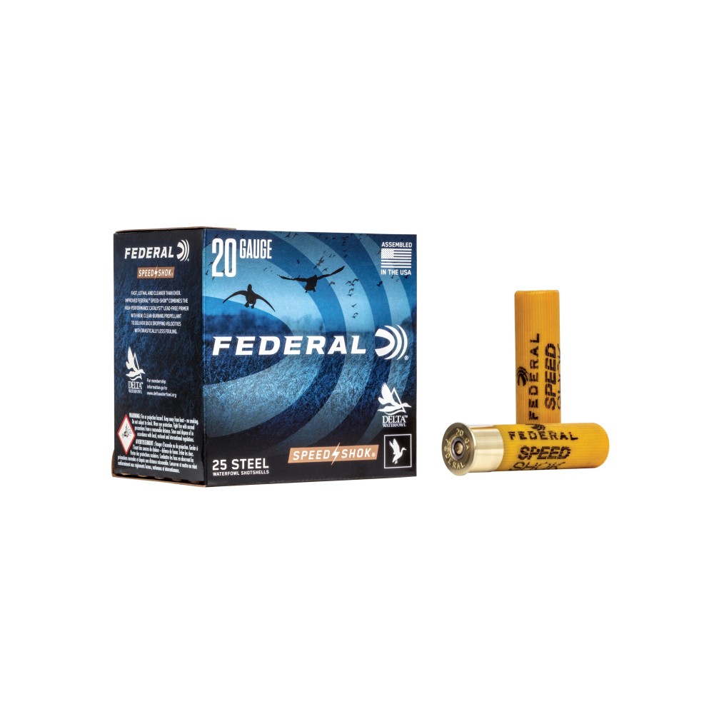 FED SPEED SHOK 20GA 3" #2 25/250