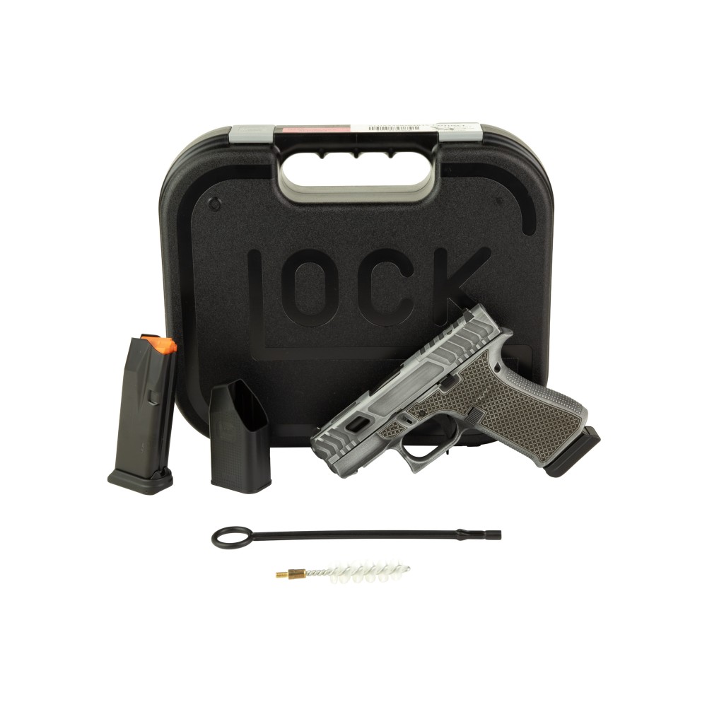 GLOCK 43X HOTH 9MM 15RD BW GREY