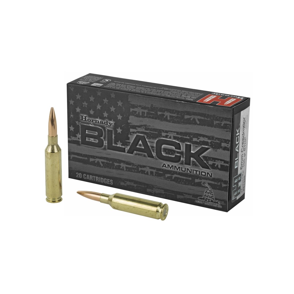 HRNDY BLK 6MM CRD 105GR BTHP 20/200