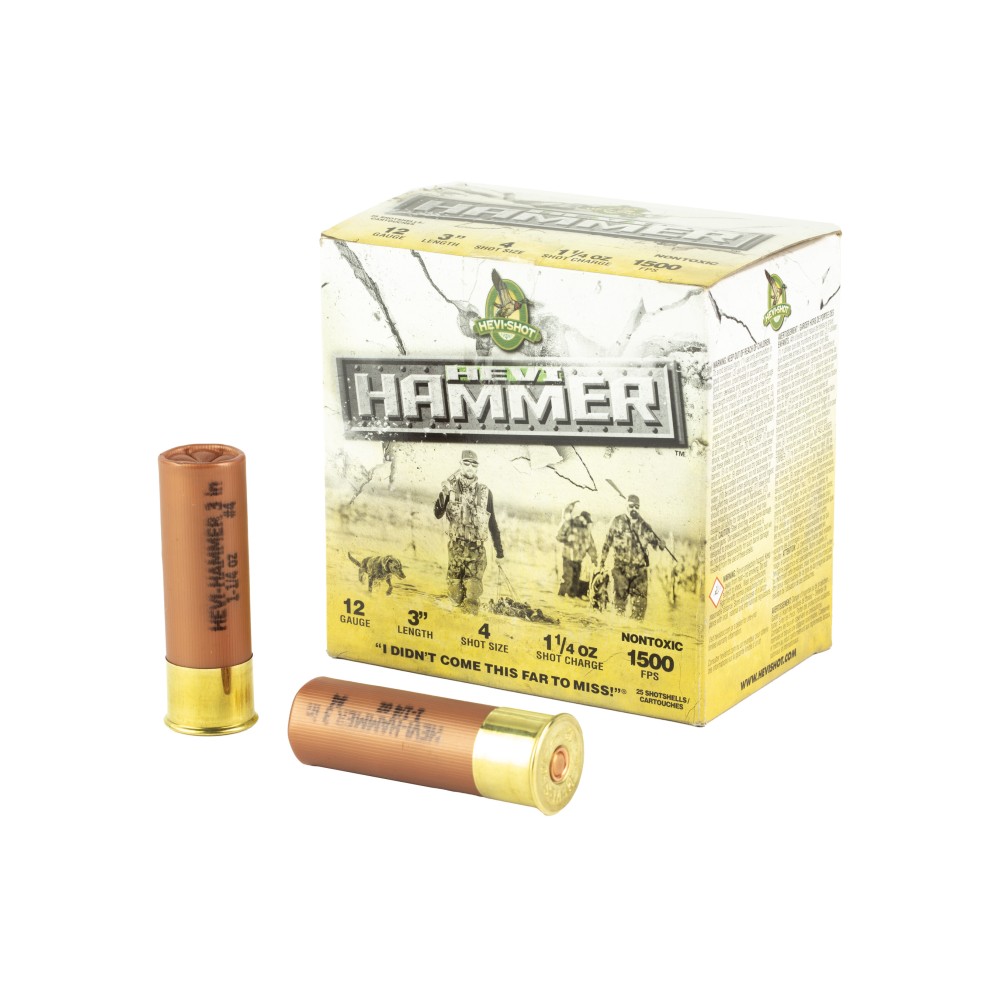 HEVI HAMMER 12GA 3" #4 25/250