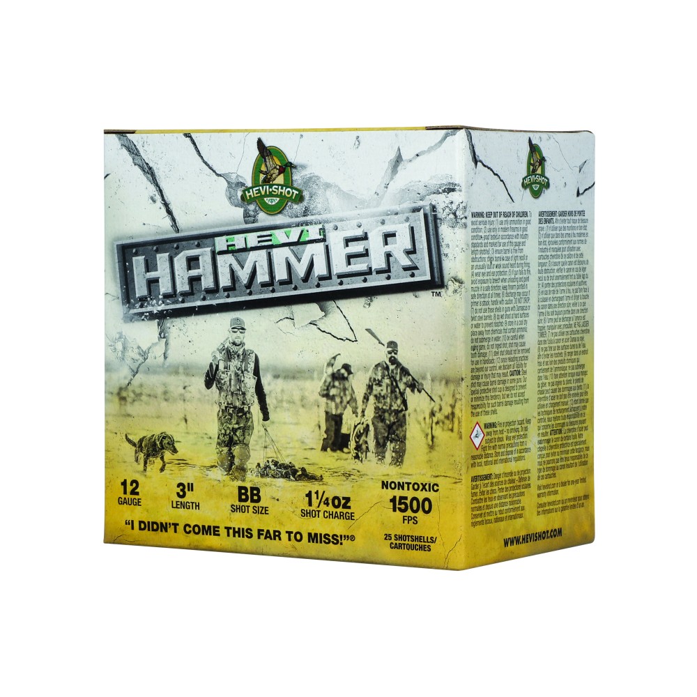 HEVI-HAMMER 12GA 3" 1.25OZ BB