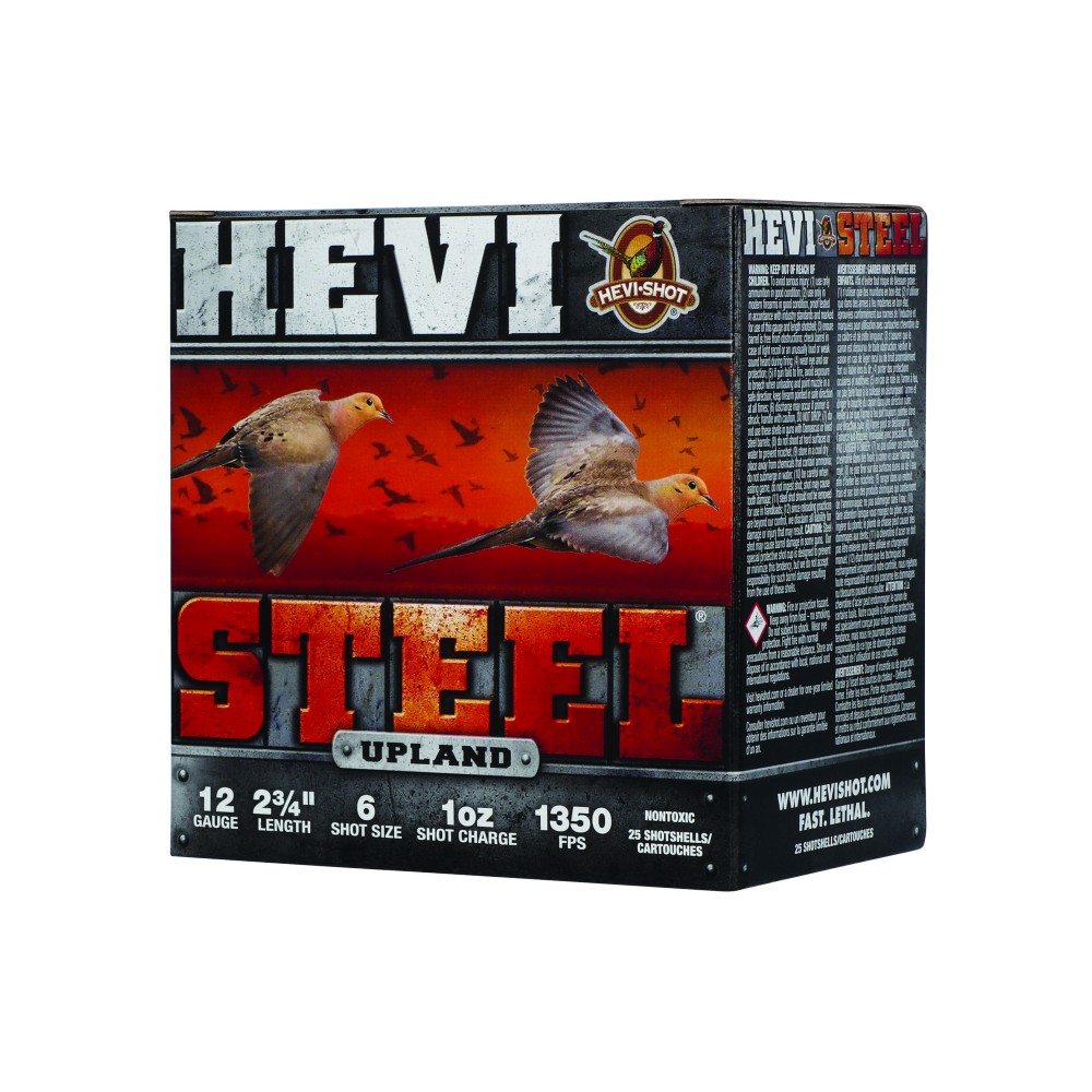 HEVI STL UPLND 12GA 2.75" #6 25/250
